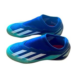 Adidas Youth X Crazyfast Laceless - Firm Ground soccer cleats. Size 2